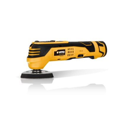 VITO Outil Polyvalent 12V Batterie lithium 1,5Ah 3 en 1 Pon&ccedil;age Coupe Raclage Pon&ccedil;euse sans fil 