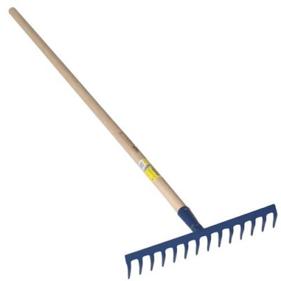 OUTILS PERRIN  - R&acirc;teau 14 dents courbes emmanch&eacute; 1,65m soud&eacute;