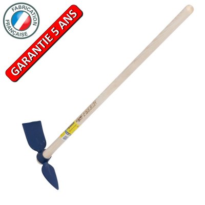 OUTILS PERRIN  Serfouette Forg&eacute;e Panne et Langue Emmanch&eacute; Droit 130, 26cm Largeur