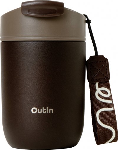 OUTIN  Travel Tumbler Gobelet sous vide marron OT-TUM-01-TB