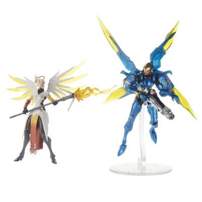 HASBRO Overwatch Ultimates Series - Pack de 2 Figurines Pharah et Ange - 15cm