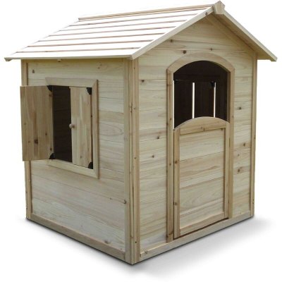 OVIALA  - Maisonnette pour enfant en bois Gautier - Marron