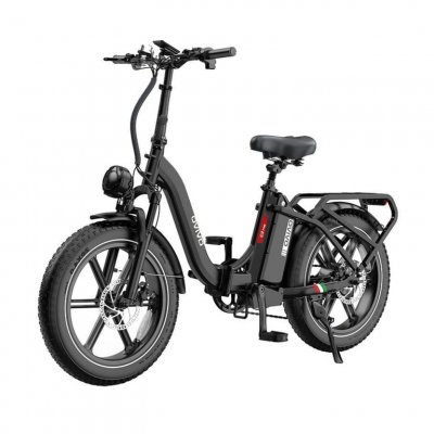 OVIVO  C2 PRO v&eacute;lo &eacute;lectrique - Moteur 250W Batterie 48V18AH 20Pouces Freins Hydrauliques - Noir