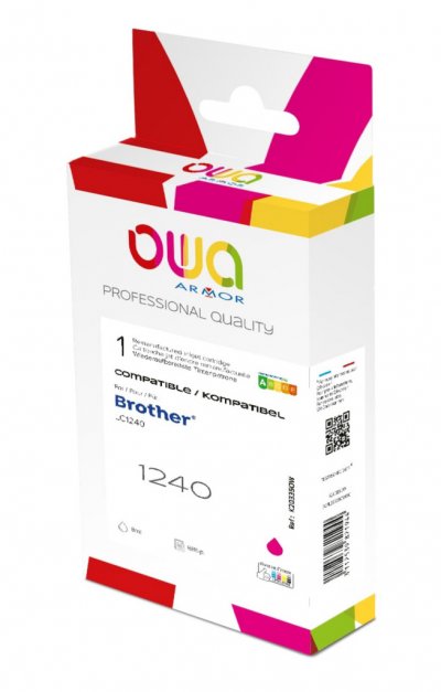 OWA  Cartouche d'encre remanufactur&eacute;e compatible BROTHER LC1240 - Magenta
