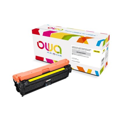 OWA  - jaune - cartouche de toner (alternative for: HP CE742A)