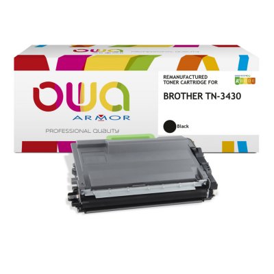 OWA  Toner  compatible Brother TN3430 noir pour imprimante laser