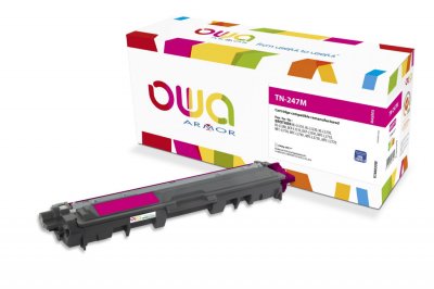 OWA  Toner remanufactur&eacute; compatible BROTHER TN247M K18603OW Magenta