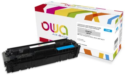 OWA  Toner remanufactur&eacute; compatible HP 201A CF 401A Cyan
