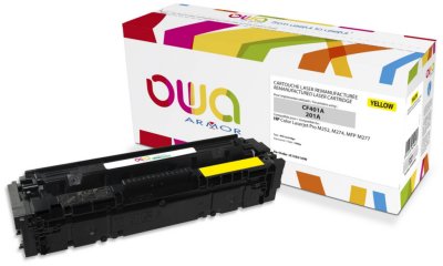 OWA  Toner remanufactur&eacute; compatible HP 201A CF402A Jaune