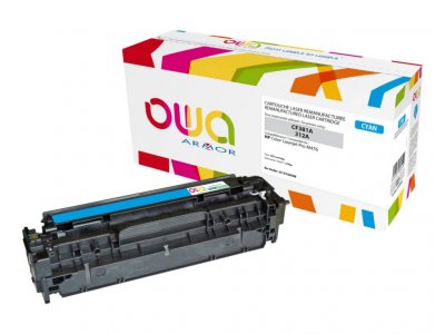 ARMOR OWA Toner remanufactur&eacute; compatible HP 312A CF381A Cyan