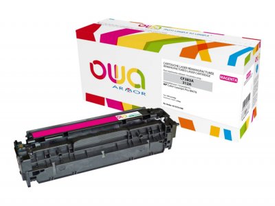 ARMOR OWA Toner remanufactur&eacute; compatible HP 312A CF383A Magenta