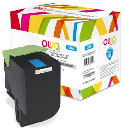 OWA  Toner remanufactur&eacute; compatible LEXMARK 70C2HC0 Cyan