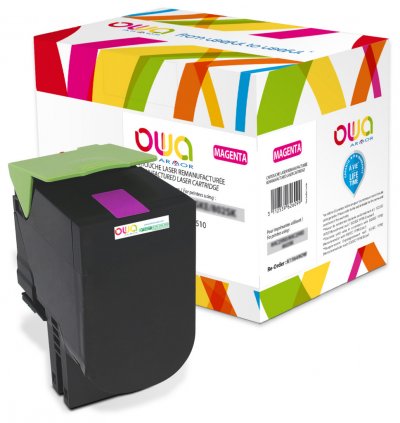 OWA  Toner remanufactur&eacute; compatible LEXMARK 70C2HM0 Magenta