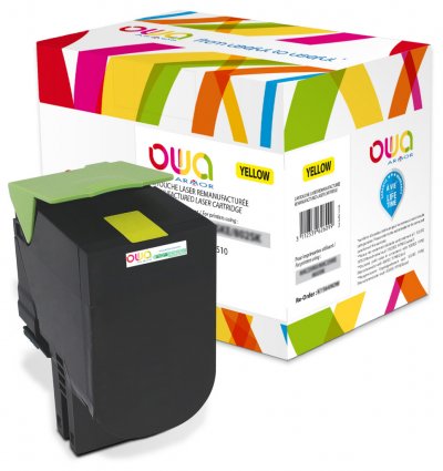 OWA  Toner remanufactur&eacute; compatible LEXMARK 70C2HY0 Jaune