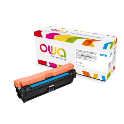 OWA  Toner remanufactur&eacute;  - standard - Cyan - pour HP CE741A Cyan