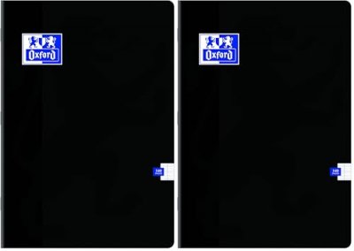 OXFORD  400016250 Classique Cahier agraf&eacute; A4 140 pages grands carreaux sey&egrave;s