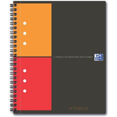OXFORD  Activebook bloc-notes A5 80 feuilles Noir