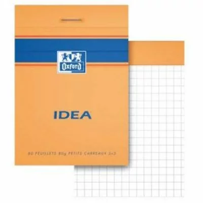 GENERIQUE Oxford Bloc Idea Lign&eacute; 7 Mm Format 7,4 X 10,5 Cm 80g Non Perfor&eacute;e 5x5