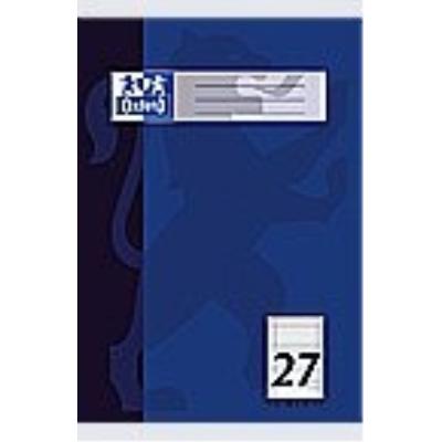 OXFORD  Cahier, A4, lin&eacute;ature 27 / lign&eacute;, 32 pages - Lot de 15