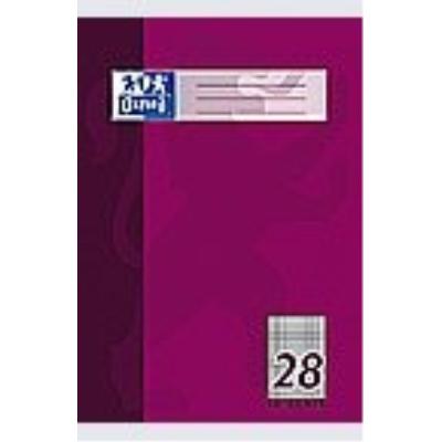 OXFORD  Cahier, A4, lin&eacute;ature 28 / quadrill&eacute;, 32 pages - Lot de 15