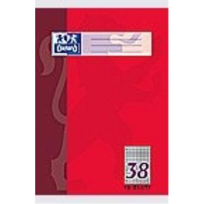 OXFORD  Cahier, A4, lin&eacute;ature 38 / quadrill&eacute;, 32 pages - Lot de 15