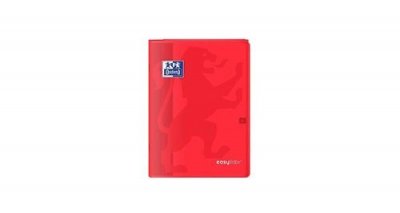  Oxford Cahier Easybook Agraf&eacute; 21x29.7cm 96 Pages 90g Rouge