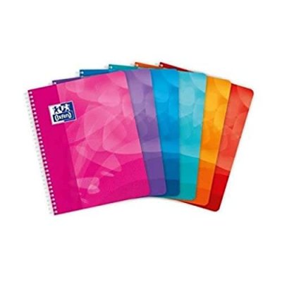 OXFORD  Cahier Lagoon Spirale - 100 Pages - 22 Cm X 17 Cm X 0.5 Cm