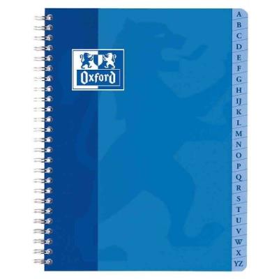OXFORD  Carnet r&eacute;pertoire - Petits carreaux - 180 pages - 22 cm x 17 cm x 0,8 cm