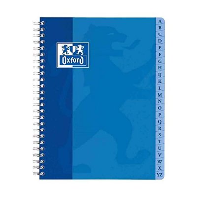 OXFORD  carnet r&eacute;pertoire spirale a4 180 pages 90g 100103166