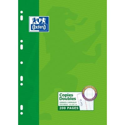 OXFORD  Copies doubles perfor&eacute;es A4 S&eacute;y&egrave;s 200 pages (50 copies) 90g