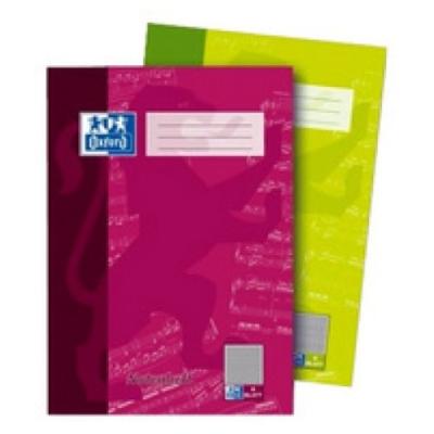 OXFORD  notenheft, din a4, 8 blatt, mit hilfslinien 100050399
