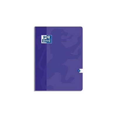 OXFORD  Office Cahier Open Flex Piq&ucirc;re 24x32cm 48 Pages 90g 5x5 Couverture Polypro Assortie