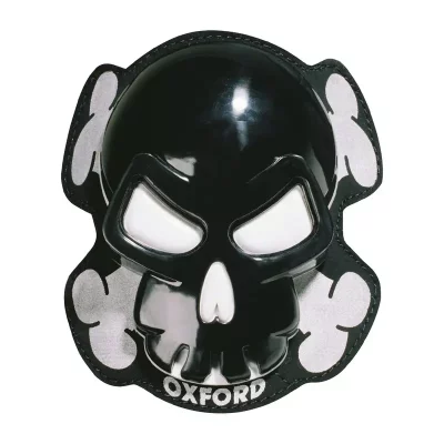 OXFORD  Skull Curseurs de genou Noir unique taille