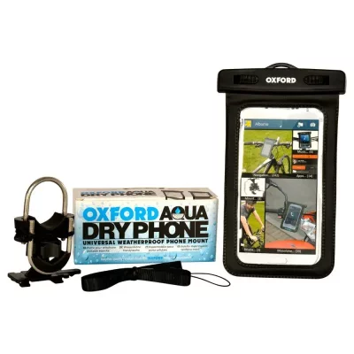 OXFORD  Support universel &eacute;tanche pour t&eacute;l&eacute;phone portable Noir