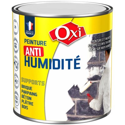 MANUTAN OXI - Peinture Blanche Anti-Humidit&eacute; 0,5 l - Blanc