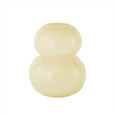 OYOY LIVING DESIGN OYOY - Lasi Vase Large, H 30 cm, vanille