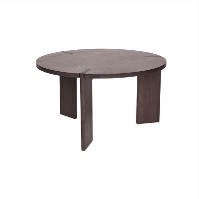OYOY - OY Coffeetable, &Oslash; 65 cm, fr&ecirc;ne teint&eacute; brun