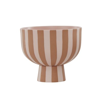 OYOY LIVING DESIGN OYOY - Toppu Coupe &Oslash; 15 x H 13 cm, caramel / rose