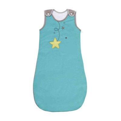 P TIT BASILE P'tit Basile Gigoteuse b&eacute;b&eacute; &eacute;t&eacute; jersey bleu turquoise - 6/24 mois