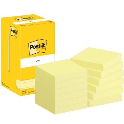 POST IT Pack 12 Tacos Notas Post-It 654 Amarillas 76X76 - [Livre en VO]