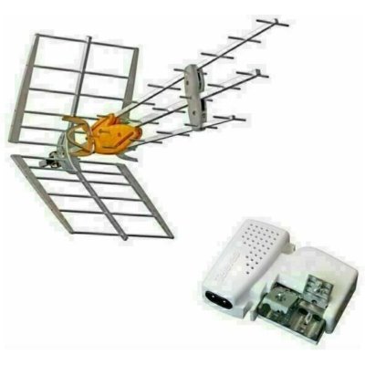 TELEVES Pack 149921 dat boss antenne uhf intelligente lte700 (c. 21 - c. 48) rateau + alimentation 24v