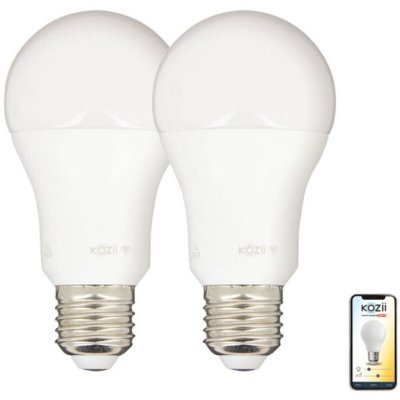KOZII Pack 2 ampoule connectee smd e27 806lm a60 cct