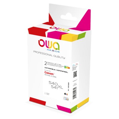 OWA Pack 2 Cartouches Compatibles Canon Pg540/cl541xl Bcmy- 