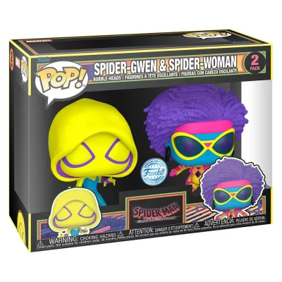 FUNKO Pack 2 Figurines  Pop Comics Marvel Spider-Gwen & Spider-Woman