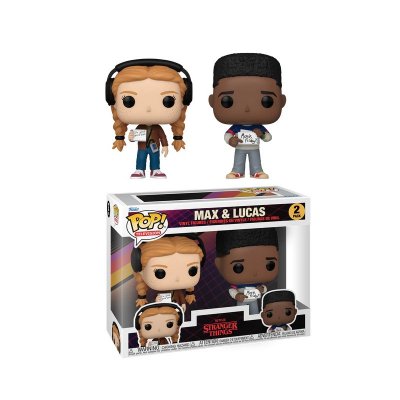 FUNKO Pack 2 Figurines  Pop TV Stranger Things S4 Max & Lucas - Neuf
