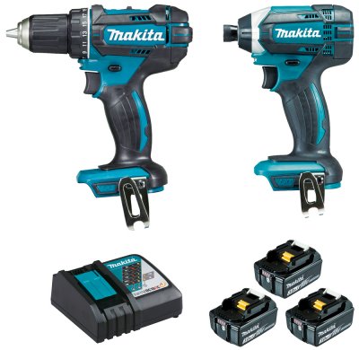 MAKITA Pack 2 Outils  Dlx2127j1 (ddf482 + Dtd152) 18 V Li-ion (3 X 3,0 Ah)