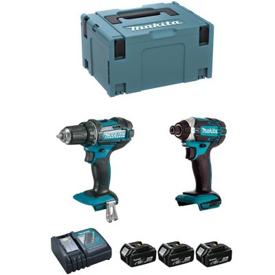 MAKITA Pack 2 outils  DLX2127MJ1 (DDF482 + DTD152) 18 V Li-Ion (3 x 4 Ah)