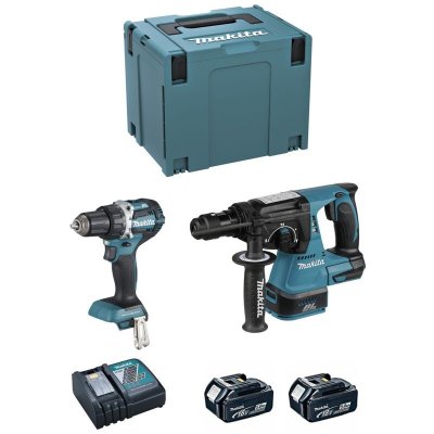 MAKITA Pack 2 outils  DLX2191TJ (DDF484 + DHR243) 18V Li-Ion (2 x 5,0 Ah)