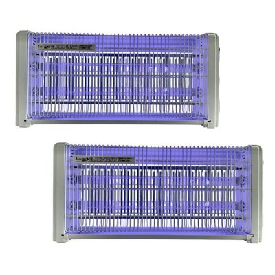 ELECTRIS Pack 2x destructeurs d'insectes electrique 30w anti-moustique 230v 30m2