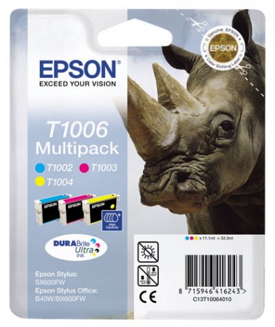 EPSON Pack 3 Cartouches  T1006 - Couleur